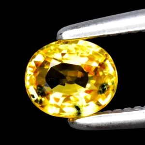 0.40ct 4.5x3.8mm VS Oval Blue-Yellow Sapphire Gemstone Songea, Tanzania
